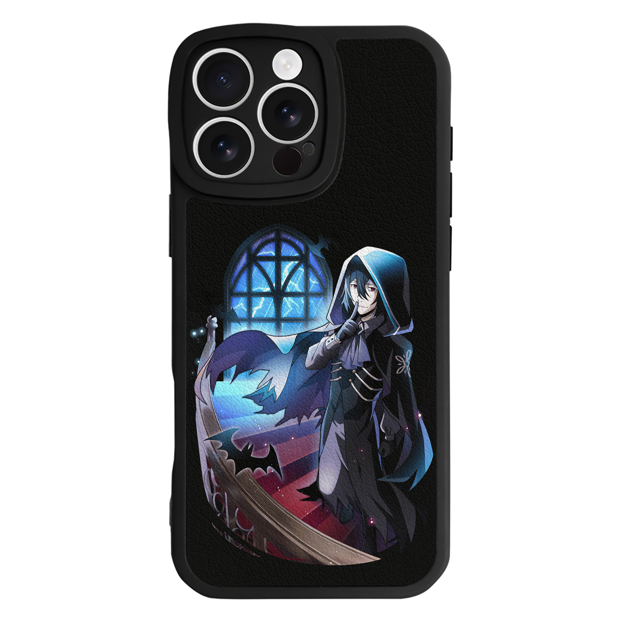 （画像用） 文豪ストレイドッグス Bungo Stray Dogs 【iPhone 16シリーズ対応】シリコンスマホケース（レザー調） 材質：シリコン